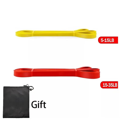 Resistance Bands Exercise Elastic Band Home Yoga Gym Equipment Accessories Sports Power Pull-Up Assist Band Bodybuilding