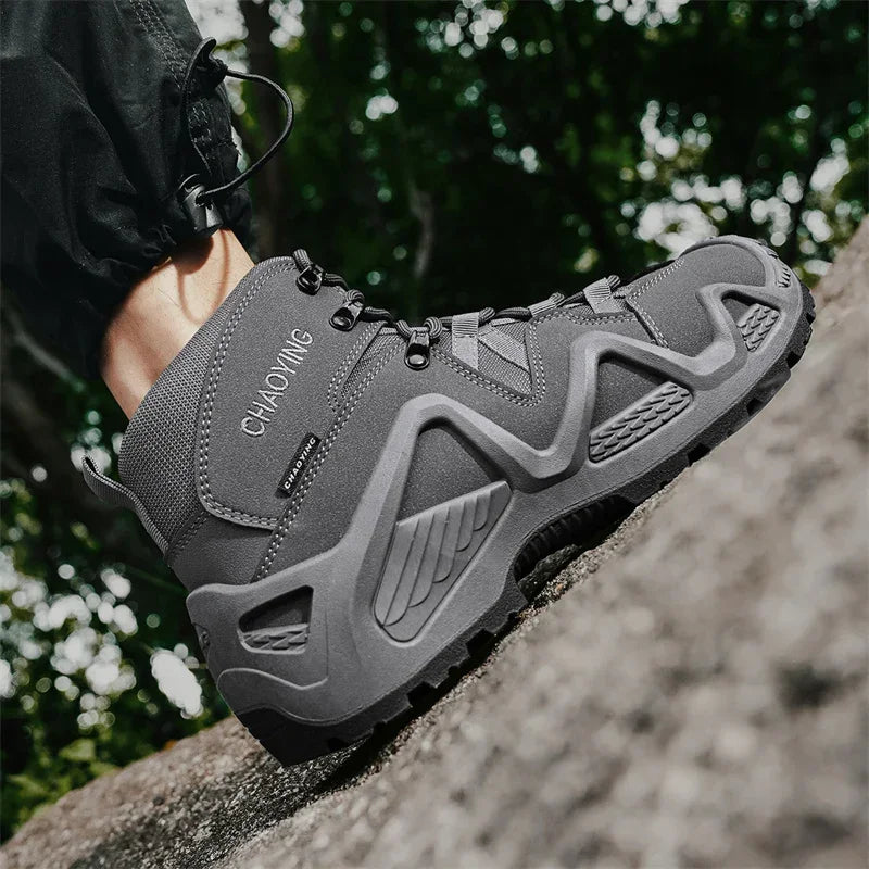 Climbing Hiking Shoes Ankle Men Outdoor Boots Men Tactical Boots Army Boots Mens Military Desert Waterproof Work Safety Shoes