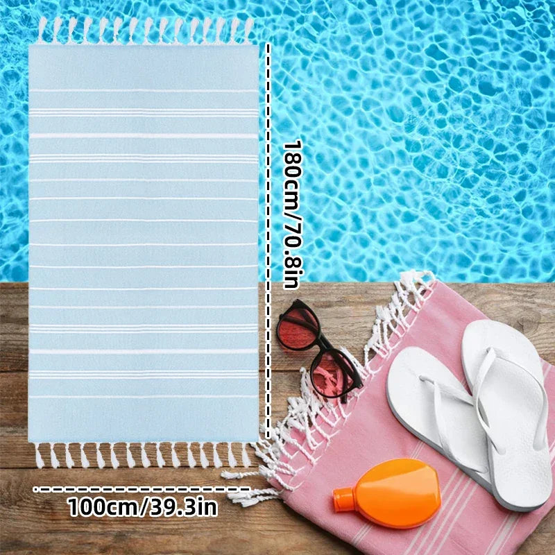 Turkish Beach Towels Pool Swim Bath Towel Sand Free Quick Dry Oversized Sandproof Compact Lightweight Extra Large Cruise Ship Es