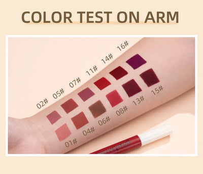 Luxury Matte Lip Gloss Set 12 Waterproof Shades Non Sticky Long Lasting Lipstick Kit For Daily Party Makeup