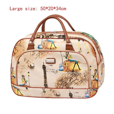 Fashion Cartoon Print Travel Bags for Women