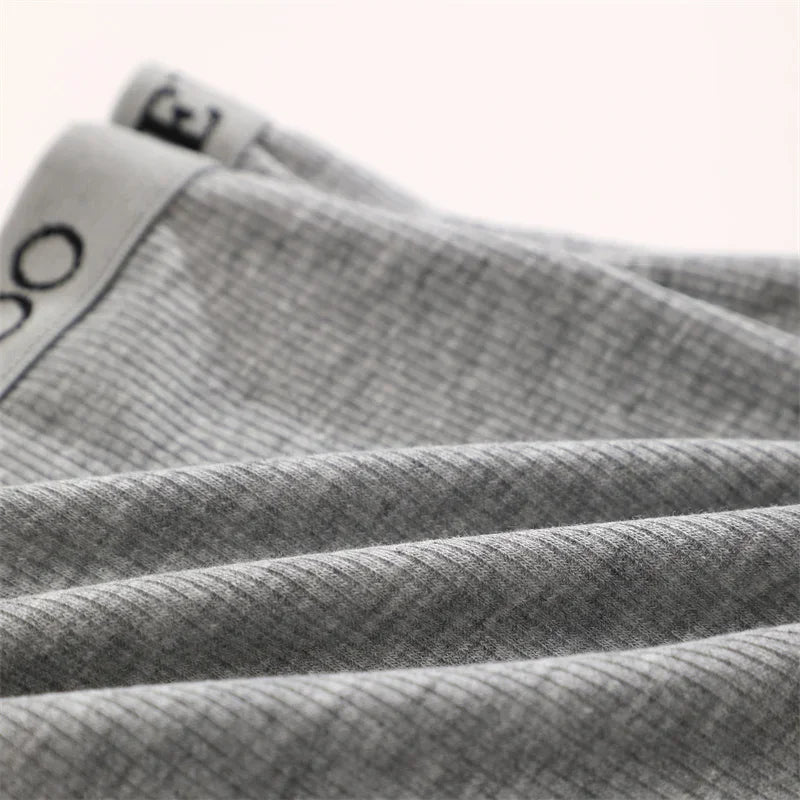 Women Cotton Boxers Shorts Solid Color Low Rise Panties Sexy Breathable Underwear for Female Intimates Elastic Waist Lingerie