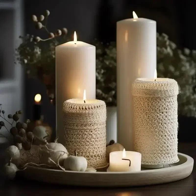 30-100pcs /set waxed cotton candle wicks set smokeless wax core diy soy woven kerosene lamp candles making supplies