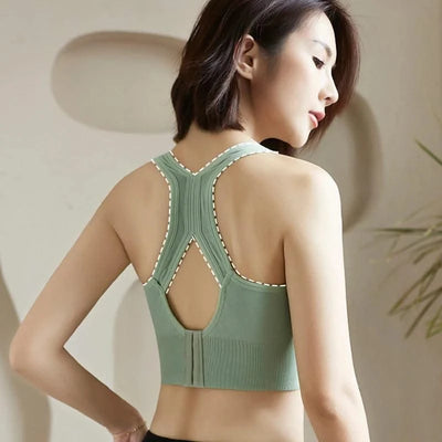 Women Top Wireless Bralette Push Up Seamless Cross Bra