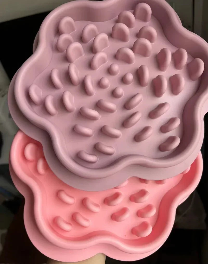 Pet Products Mat For Dogs Cats Slow Food Bowls With Suction Cup Feeding Food Silicone Lick Pad Dog Slow Feeders Treat Dispensing