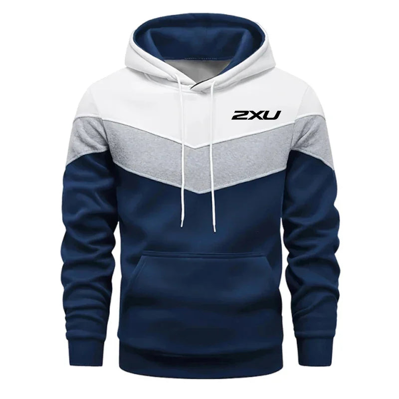Men Sweatshirts Hot Sales Jogging for Versatile Hoodies Outdoors Sweatpants Drawstring High Quality Casual Daily Tricolor Sports