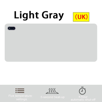 Warm Desk Pad Desk Hand Warmer Touch Control 5 Heating Grade Hand Heating Pad Desk Mousepad Fast Heating For Computer Keyboard