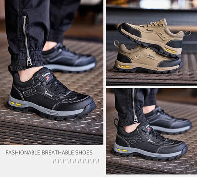 New men's safety shoes, puncture resistant work shoes, men's protective shoes, wear-resistant work boots  Tactical Boots