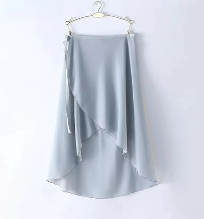 Gymnastics Ballet Wrap skirt girls chiffon skirt Ballet practice skirts national dance wear Teachers dance dress for women