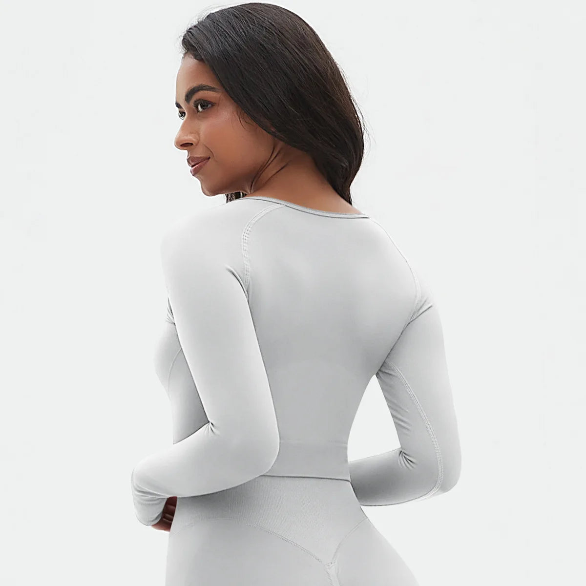 Seamless Long Sleeve Workout Tops for Women