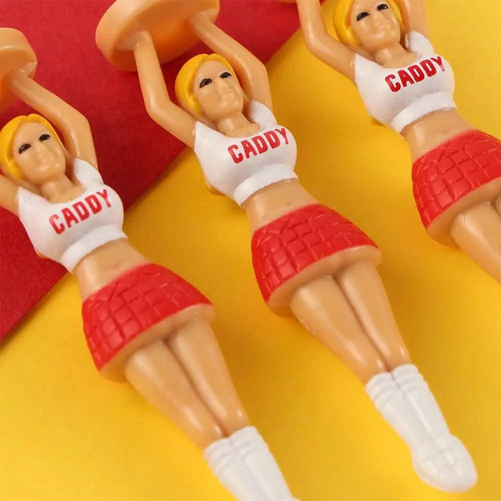 Accessories Novelty Golf Balls Standing Womens Girl Golf Tee Golf Ball Tees Lady Golf Tee Golf Ball  Holder Cheerleaders Tee