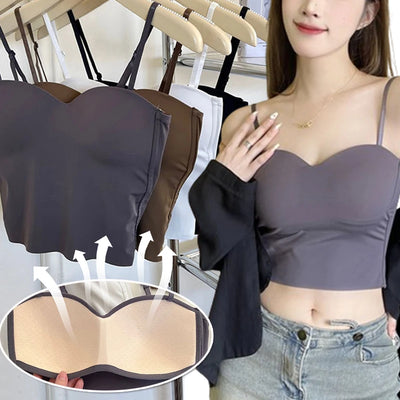 Women Solid Colour Wireless Padded Bra