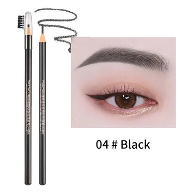 Waterproof Eye Brow Pencil Precise Brow Definer Black Grey Brown Gray Eyebrow Eyeliner Pen Long Lasting Eyes Makeup Cosmetics
