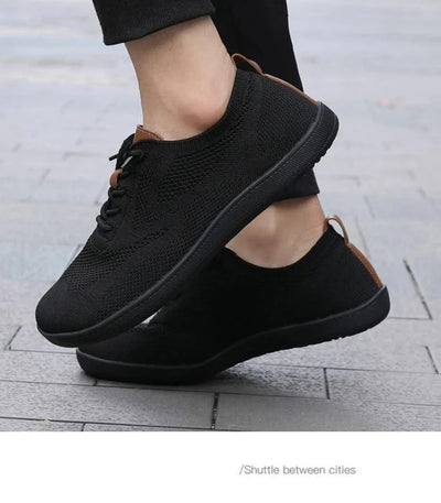 Wide Toe Barefoot Shoes Mens Womens Minimalist Walking Sneakers Shoes | Zero Drop Sole | Breathable Mesh Cross Training Shoes