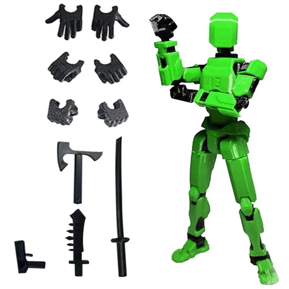 Multi-jointed movable shapeshift robot 3.0 3d printed mannequin dummy 13 action figures toys kids adults