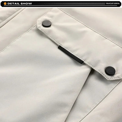 New Winter Men Outwear Fleece Warm Removable Hooded Hiking Jacket Men Outdoor Windproof Casual Fashion Jacket Coat Male Clothing