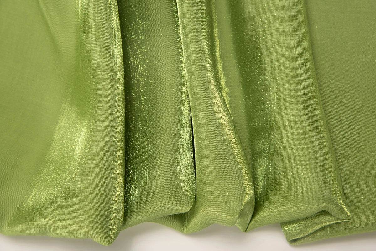 Colorful Gradient Reflective Fabric By The Meter for Dress Shirt Hanfu Handmade DIY Sewing Mermaid Texture Cloth Smooth Pink