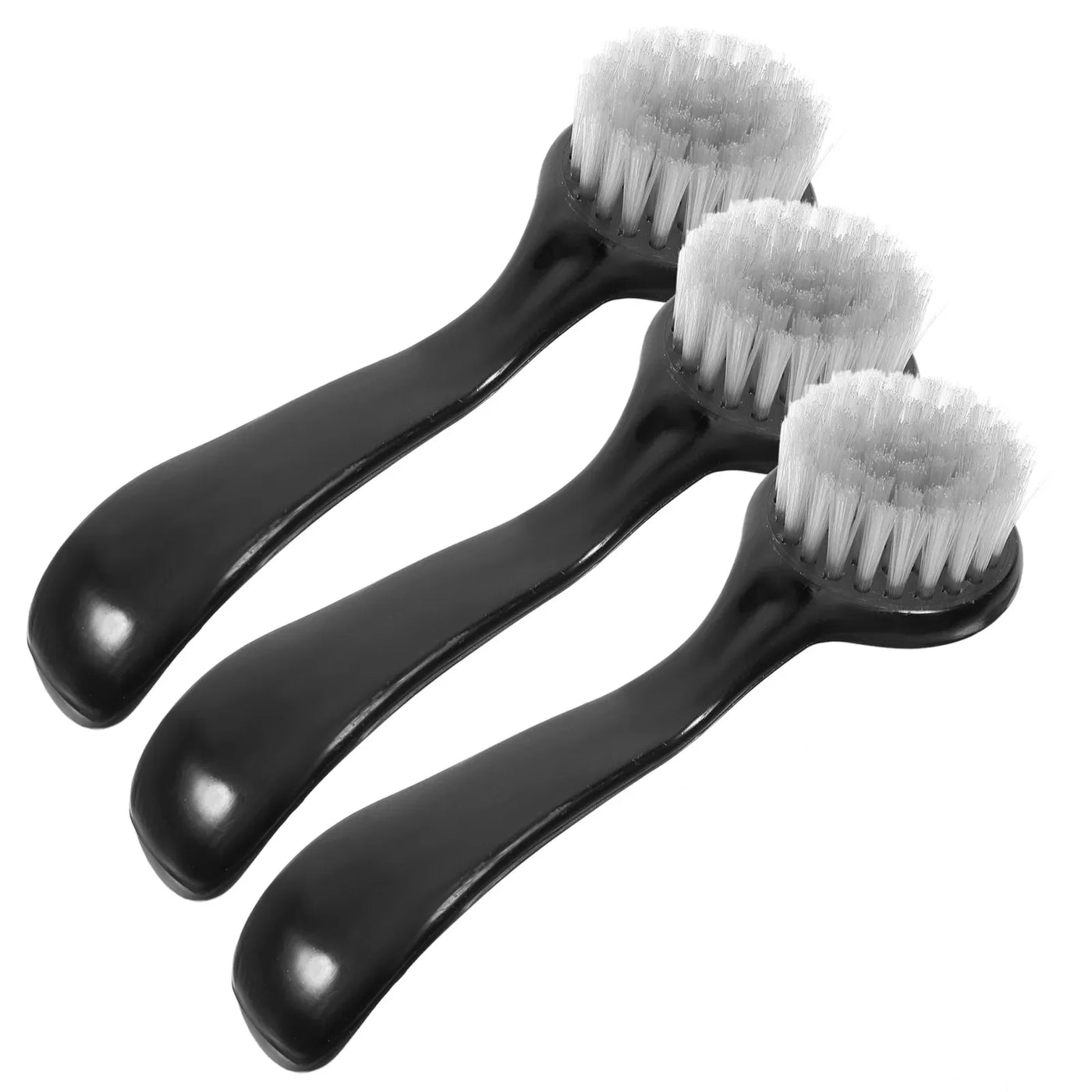 3pcs Facial Cleansing Brush Cleaning Tool For Women Soft Bristle Deep Cleaning Exfoliating Face Wash Scrubber Durable Makeup