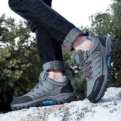 Men's Sneakers Outdoor Low-top Men's Hiking Shoes for Mountain Climbing and Warmth Men's Boots Outdoor Hiking Boots Work Shoes