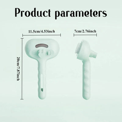 Cat Dog Comb Pet Steam Massage Brush Safe Round Head Soft Teeth Spray Hair Removal Comb for Universal for Cats Dogs Accessories