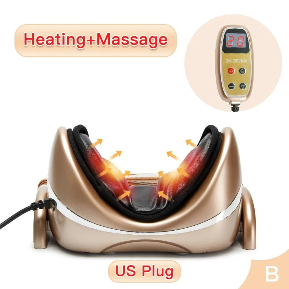 Electric Neck Massager Infrared Heating Airbag Neck Traction Vibration Shoulder Cervical Spine Shoulder Support Massager