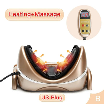 Electric Neck Massager Infrared Heating Airbag Neck Traction Vibration Shoulder Cervical Spine Shoulder Support Massager