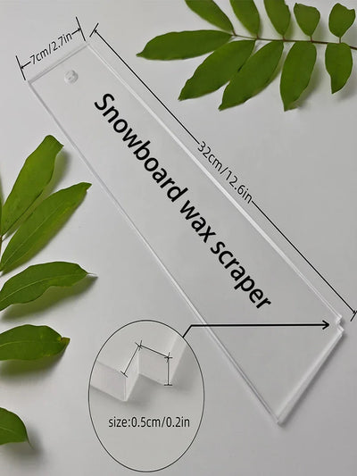 Snowboard Maintenance Wiper, Ski tools，Scraper Snowboard wax scraper, Double Board Waxing Removal Tools Snowboard Wax