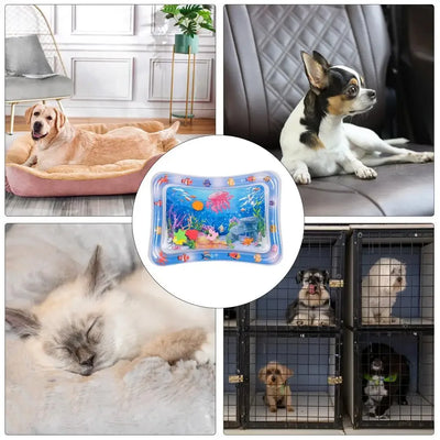 Creative Baby Water Mat For Pets Cat Dog Water Play Mat Infant Toddler Inflatable Patted Pad Baby Children Preschool Toys