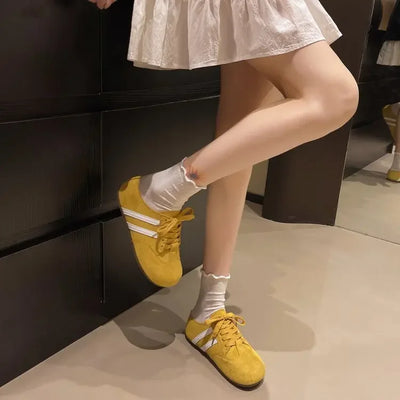2025 Casual Sneakers Woman Shoes Slippers Flats Platform Sandals Mules NEW Brand Designer Lace Up Loafers Summer Womens Sneakers
