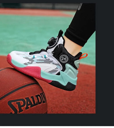 2025 New Children's Basketball Sports Shoes for Boys High Quality Running Kids Shoes Child Sneakers Non-Slip School Shoes - Elanique