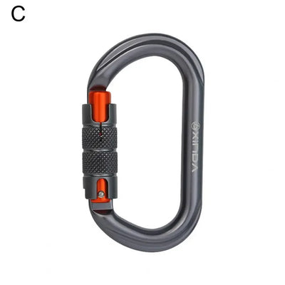 Practical Climbing Clip Climbing Equipment Smooth Surface Ultra-light Climbing Carabiner for Mountaineering