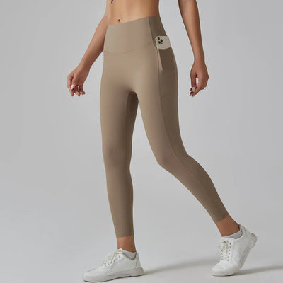 Women Leggings With Pockets Tummy Control