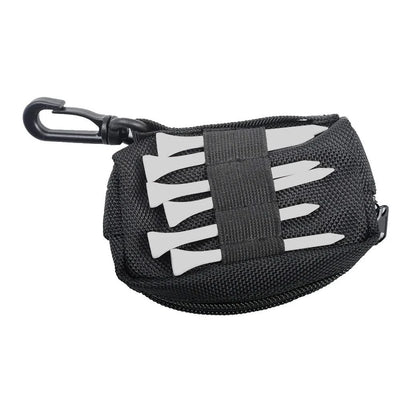 Waterproof Golf Ball Bag With Clip Golf Tee Holder Pouch Golf Ball Pocket Fanny Pack Lightweight Golf Ball Case Golf Accessories