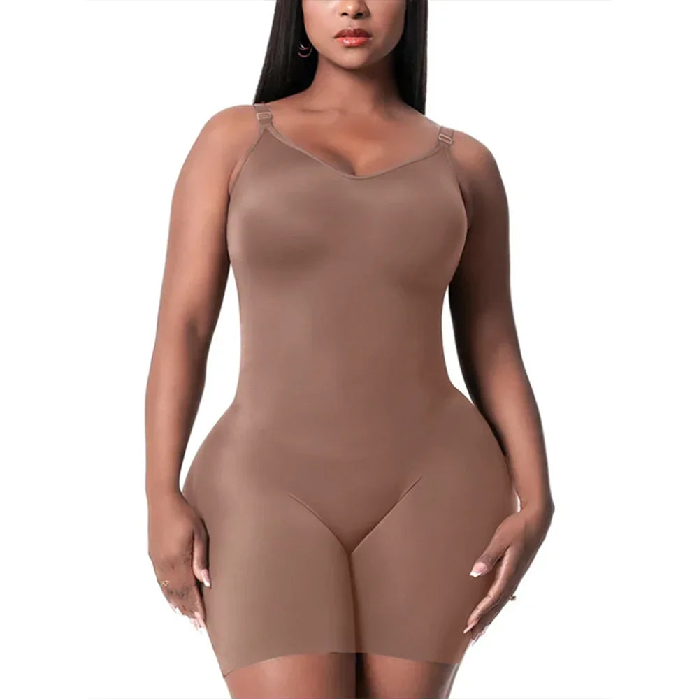 Women Bodies Shapewear Fajas Reductoras Mujer Abdomen Body Reductor Colombianas Fajas Adjustable Straps Invisible Shapewear