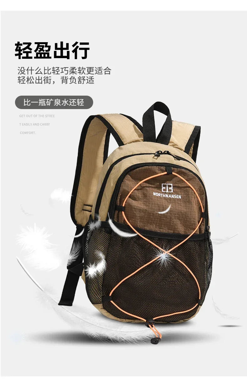 Outdoor leisure and sports backpacks. They are lightweight backpacks suitable for travel, cycling, hiking, and mountaineering, w