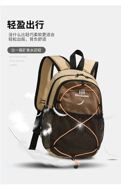 Outdoor leisure and sports backpacks. They are lightweight backpacks suitable for travel, cycling, hiking, and mountaineering, w
