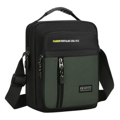 Men Crossbody Bag Single Shoulder Bags Big Capacity Storage Bag Fashion Multi-Pockets Business Crossbody Bags