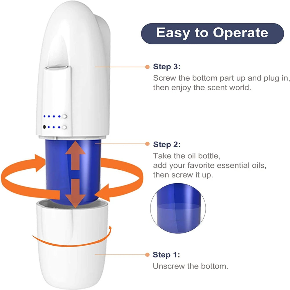 Aroma Diffuser Essential Oil Diffuser Professional Scent Air Freshener Atomizing Technology Plug-In Wall Remote Control Diffuser