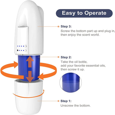 Aroma Diffuser Essential Oil Diffuser Professional Scent Air Freshener Atomizing Technology Plug-In Wall Remote Control Diffuser