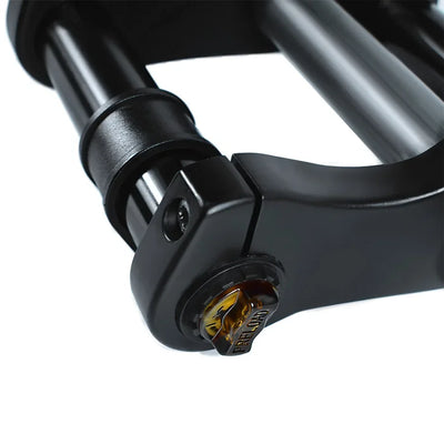 Snow Bike Mechanical Front Fork, 20 ",26",Aluminum Alloy Shoulder Fork,160mm Stroke,Hydraulic Lock,Shock Absorber,4.0 Tire Bike