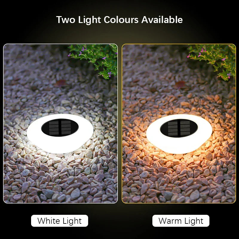 1/4PCS Solar Outdoor Lights 14LED Waterproof Lawn Lamp,360° Floor Lighting  for Garden Yard Driveway Patio Camping Summer Decor
