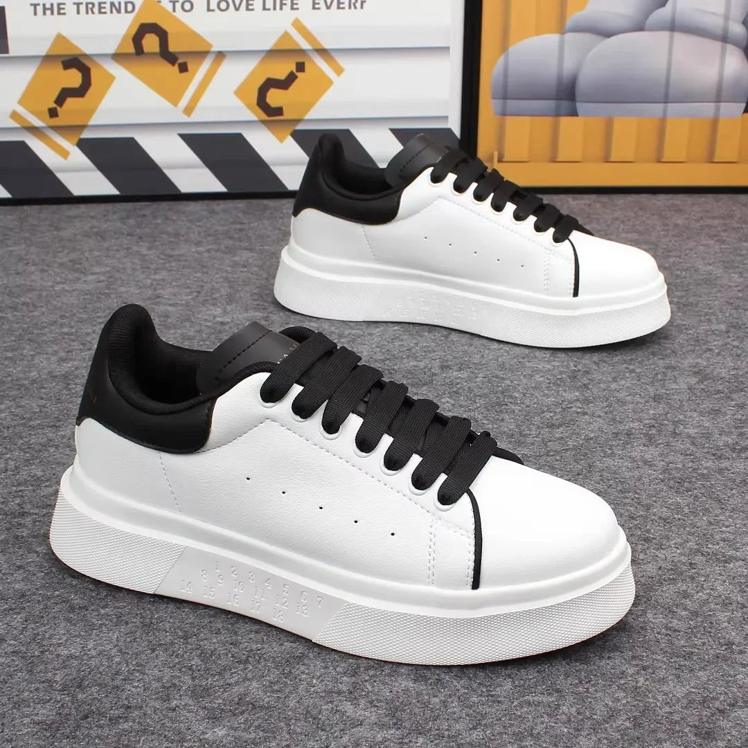 Designer 2025new casual sports shoes for men, black breathable tennis shoes for women, fashionable and versatile white shoes