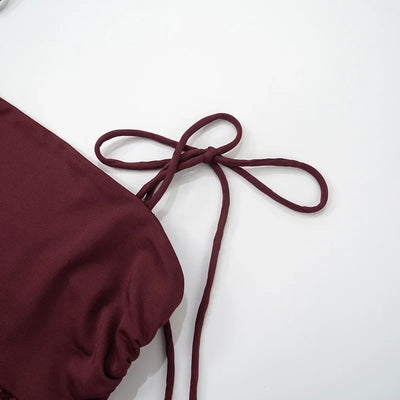 Lace-up Long Dresses For Women Evening Party Clothing Asymmetrical Lace Bodycon Vestidos De Mujer Sleeveless Robe Femme Été