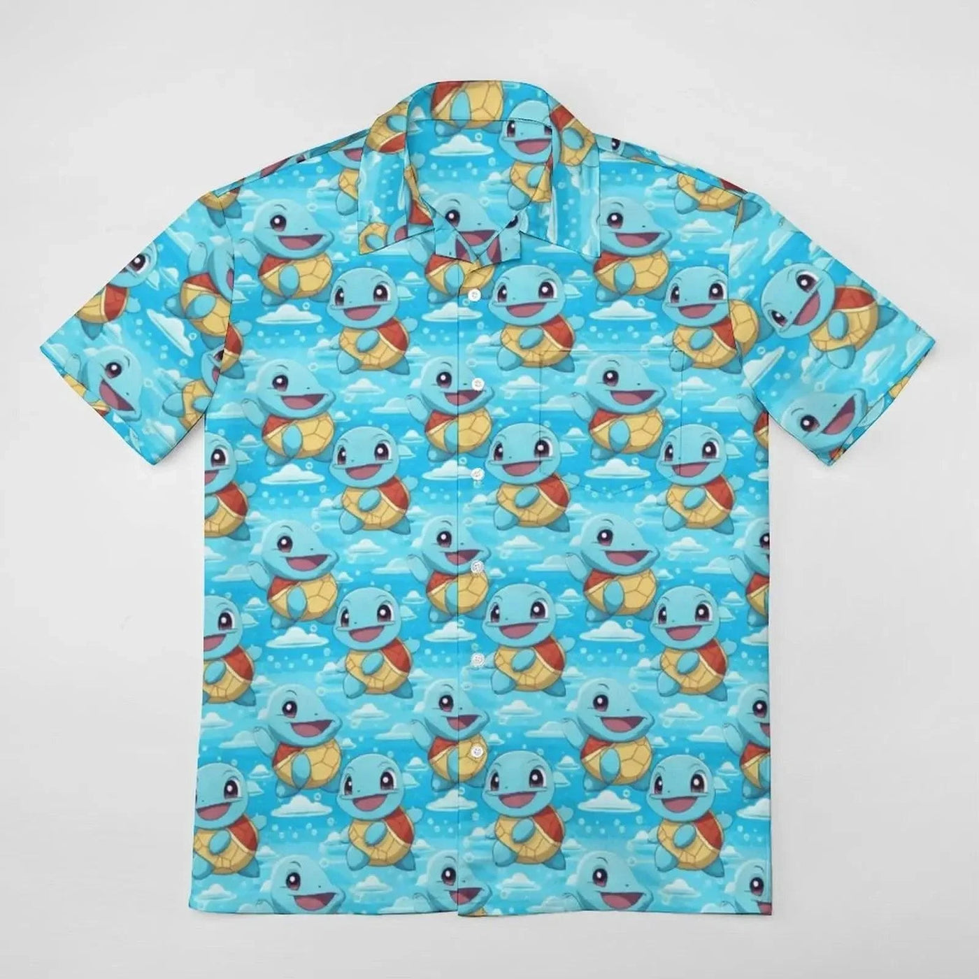 Summer Men's Shirt Cute Animal Print  Shirt