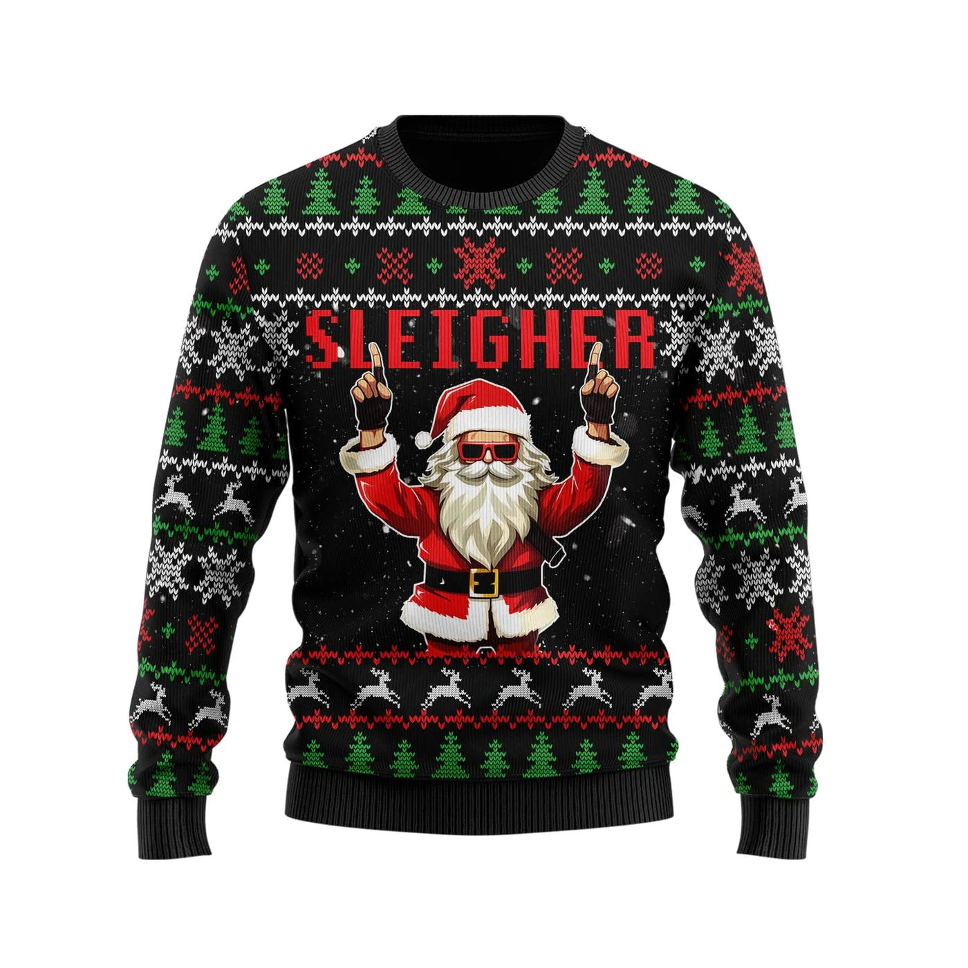 Hilarious Santa Claus Ugly Christmas Sweaters For Men Cartoon 3D Printed Sweatshirts Xmas Holiday Unisex Pullovers Sweater Tops
