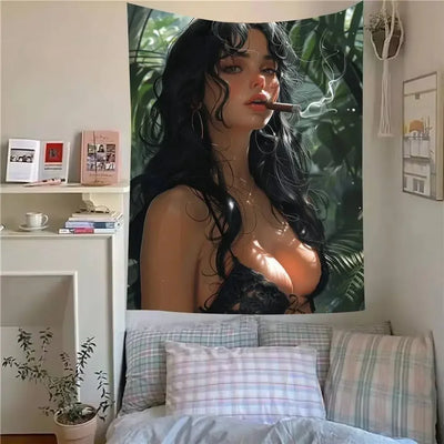 Sexy girl Tapestry Hippie Wall Hanging Tapestries for Living Room Home Dorm Decor Art Home Decor
