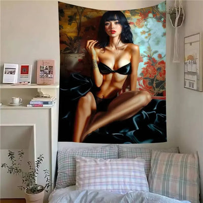 Sexy girl Tapestry Hippie Wall Hanging Tapestries for Living Room Home Dorm Decor Art Home Decor