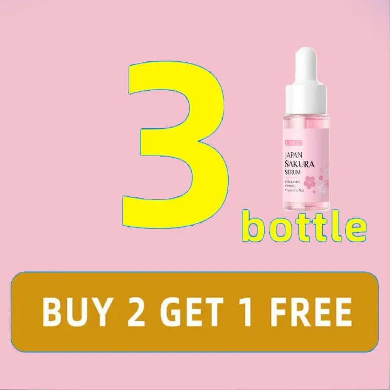 5pcs/set Sakura Skin Care Sets Face Cream Serum Toner Facial Cleanser Sunscreen Eye Cream Face Skin Care Products