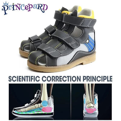 Orthopaedic Sandals for Kids and Toddlers | Children's Corrective Shoes for Flat Feet, Tiptoe Walking, High-Top Ankle Support