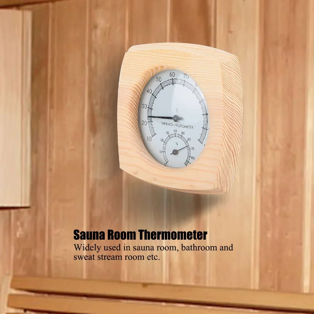 Sauna Room Hygrothermograph Thermometer Hygrometer Humidity and Temperature Measurement Meter for Sauna Room